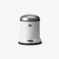 Vipp 13 Bøtte – pedalbøtte 4L, hvit- Rent Hjem|Bad
