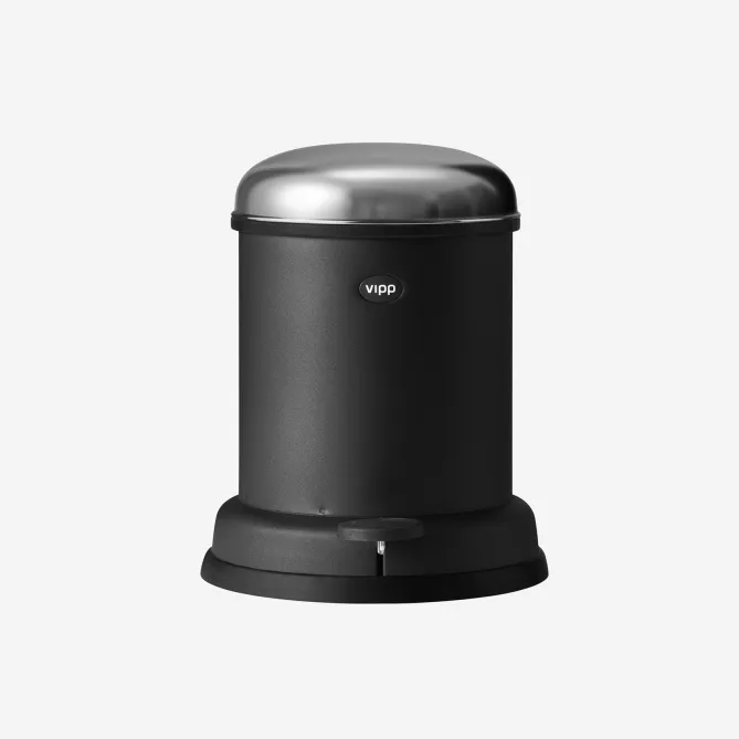 Vipp 14 Bøtte – pedalbøtte 8L, sort- Rent Hjem|Bad
