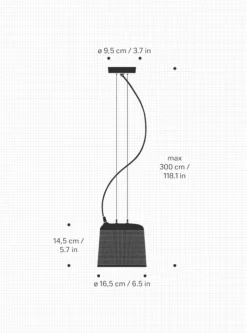 Vipp 528 Pendel – Sort- Taklamper Og Plafond