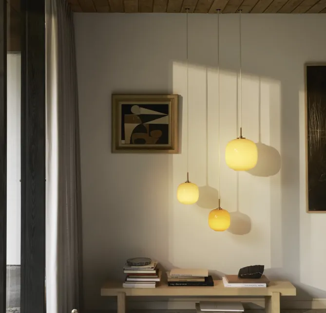 Louis Poulsen VL 45 – Radiohus – Gul, Ø250- Taklamper Og Plafond