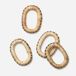 Ferm Living Weave Serviettring -4 pk.- Til Det Dekkede Bordet