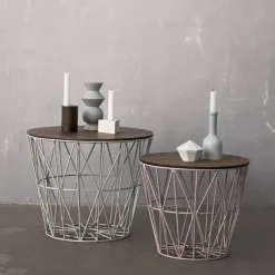 Ferm Living Wire Basket – Large- Bord|Oppbevaring