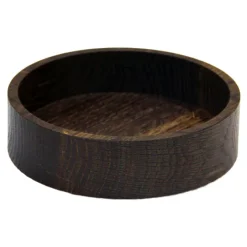 LindDNA Wood Box Circle – Smoked Oak- Til Det Dekkede Bordet