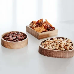 LindDNA Wood Box Circle – Smoked Oak- Til Det Dekkede Bordet