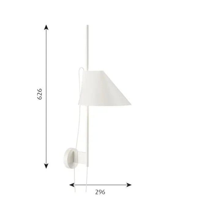 Louis Poulsen YUH – Vegg Hvit- Vegglampe