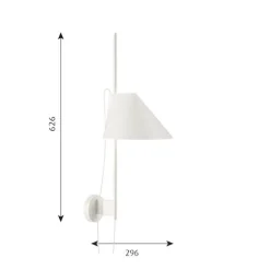 Louis Poulsen YUH – Vegg Sort- Vegglampe